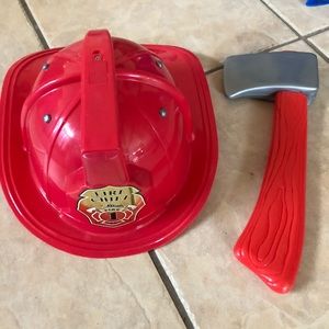 Firefighter hat & ax